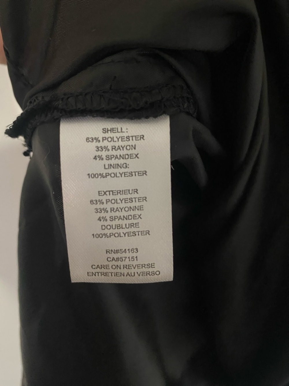 Calvin Klein - Black Sleeveless Mini Dress with Gold Pin - Picture 5 of 5